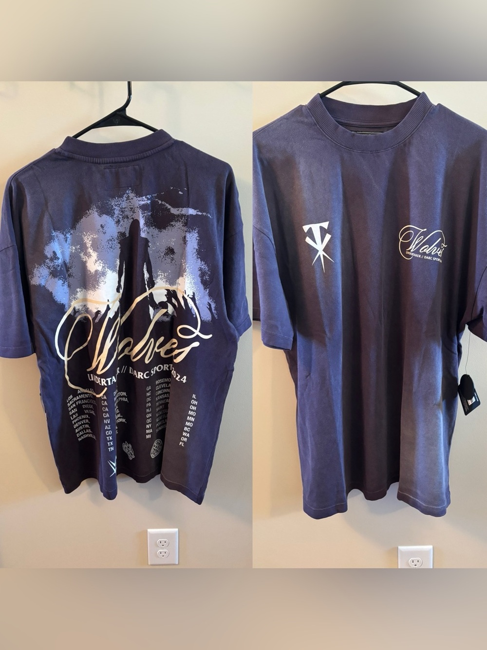 NWT Darc Sport x WWE The Undertaker Size Medium - 1 of 500 sunbleached purple